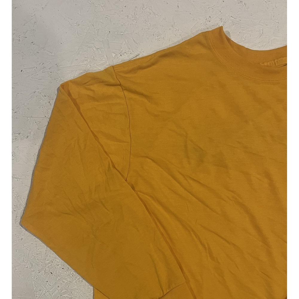 MJ‎ Soffe Apparel Men's  Authentic U.S. Navy Originals Long Sleeve Yellow Size M - Picture 4 of 9